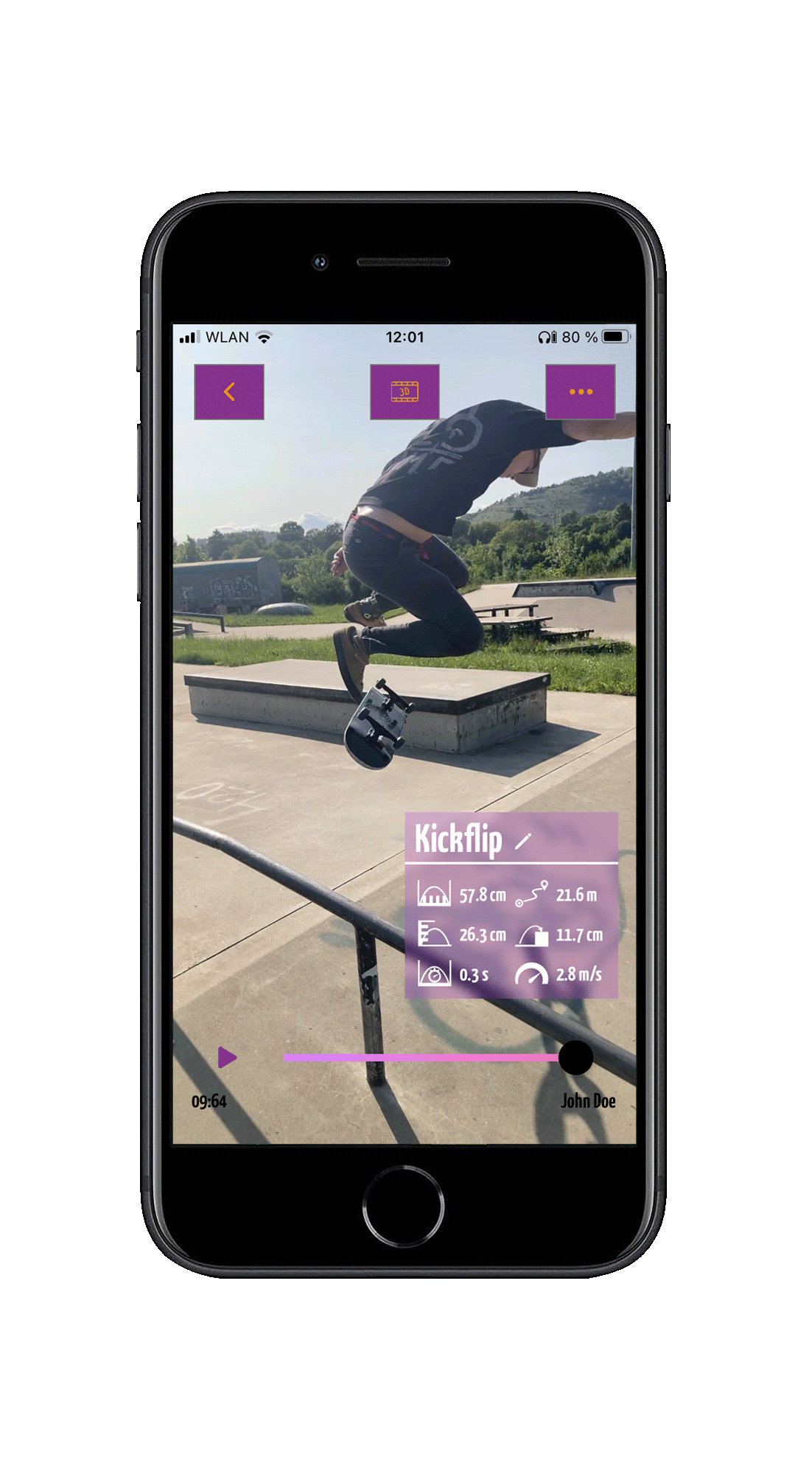 Spinnax Freak Skateboard App